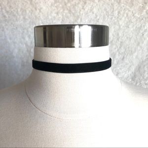 90s Black Velvet Choker Necklace